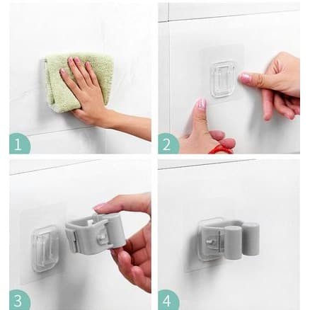 Multi Fungsional Wall Holder - Gantungan Multi Fungsi