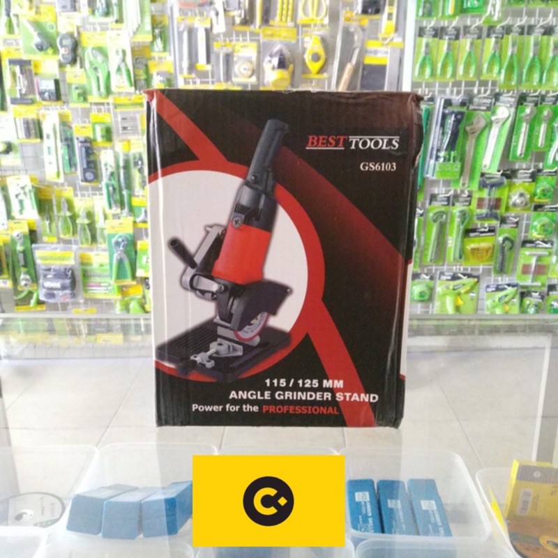 STAND MESIN GERINDA TANGAN RRT ALAT BASE DUDUKAN GRENDA LISTRIK CMart
