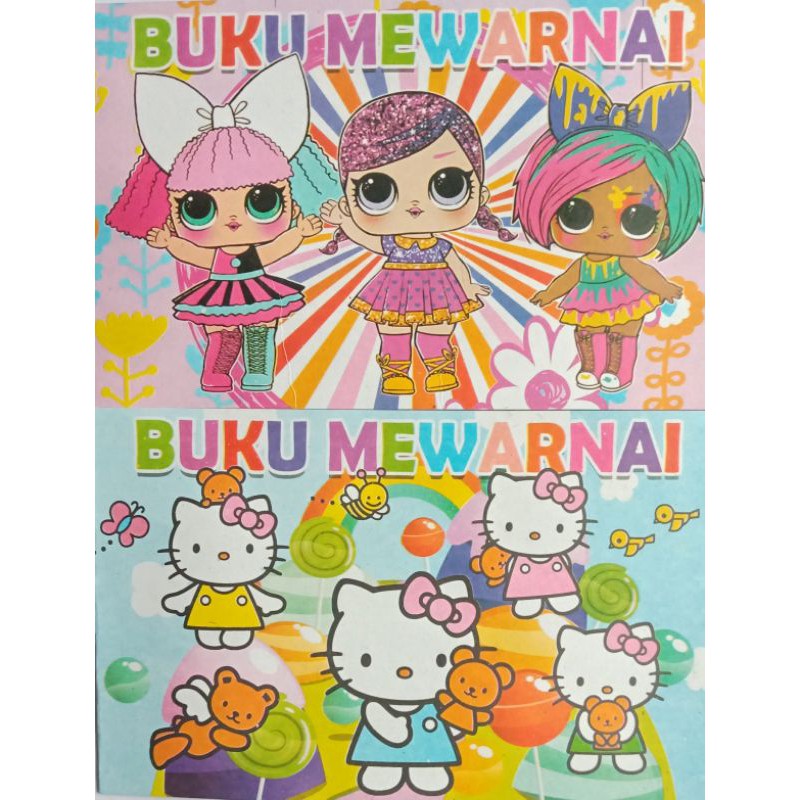 BUKU MEWARNAI ANAK / BUKU BELAJAR MEWARNAI ANAK TK / PAUD