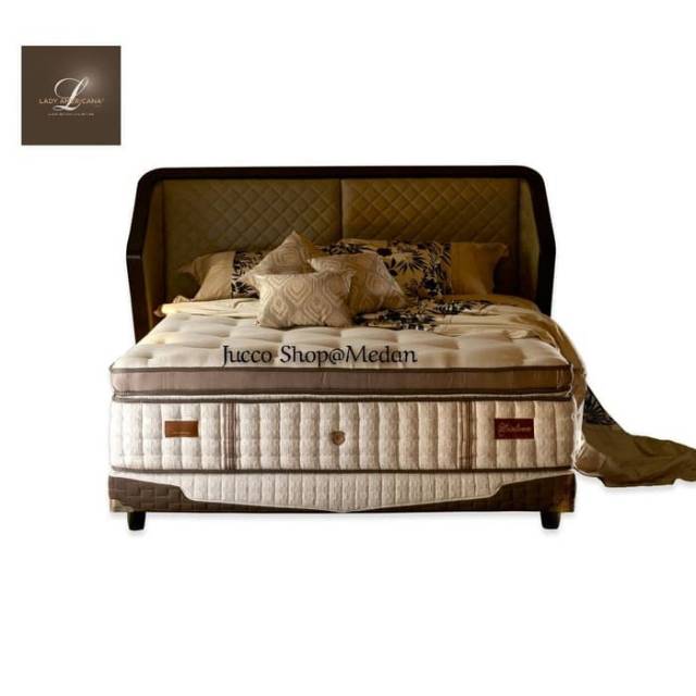 Springbed Latex Lady Americana Heirloom - Matras Only 180x200 - Springbed Fullset - Medan