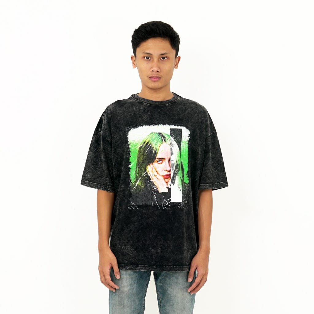 Toxic1805 Billie Eilish Washing Oversize Tee T-Shirt Kaos