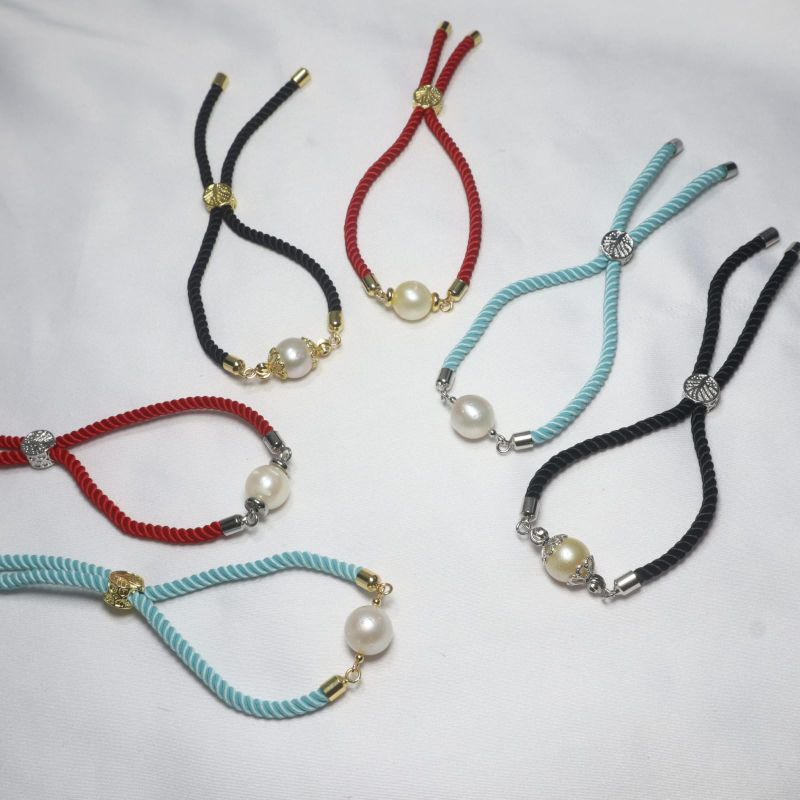 Gelang Serut Mutiara Laut Asli Lombok Gelang Hitam Pasangan Mutiara Laut Bersertifikat