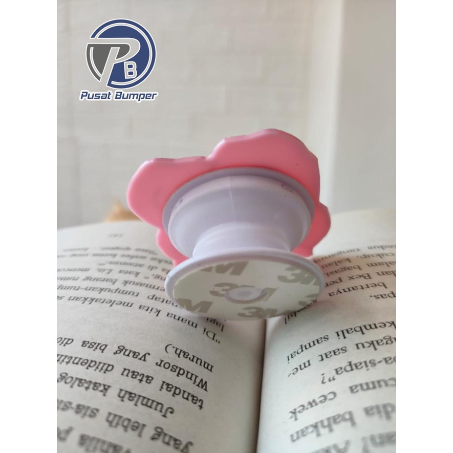Popsocket phone holder pop socket candy silikon karakter 3D PB1492