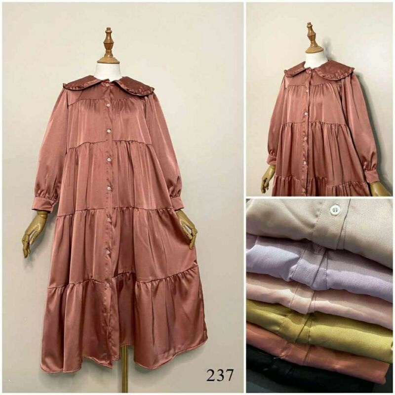 MIDI DRESS JADORE J'ADORE SATIN SILK PREMIUM