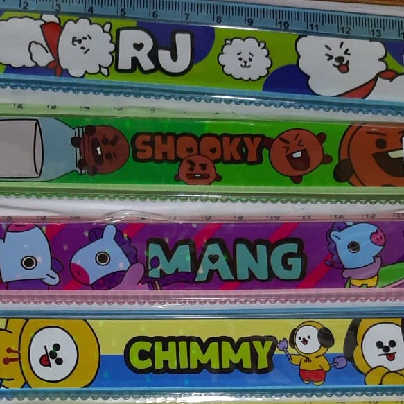 Penggaris 15 cm BT21/ BTS