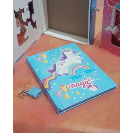 

[KODE PRODUK PE9RE4376] DIARY UNICORN ADA GEMBOK NYA BISA DIKUNCI NOTEBOOK UNICORN KUDA PONY BUKU HARIAN