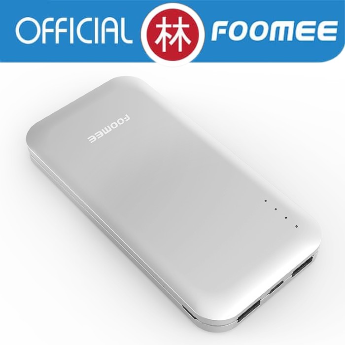 Foomee AA10 10000mAh Dual Output Fast Charging 2.4A Slim Powerbank