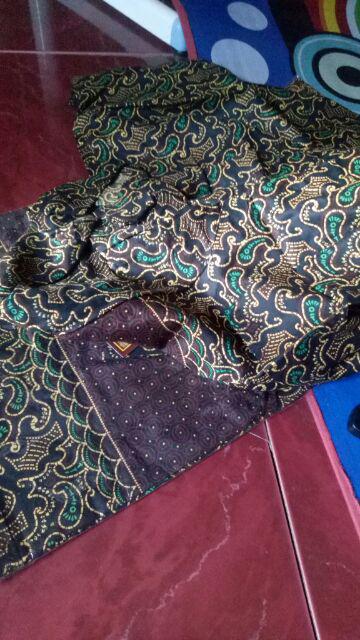 Bswart Batik Hrb026 Kenongo Hem Pendek Padi Pekalongan M L Xl Batik Pria Murah Modern Grosir