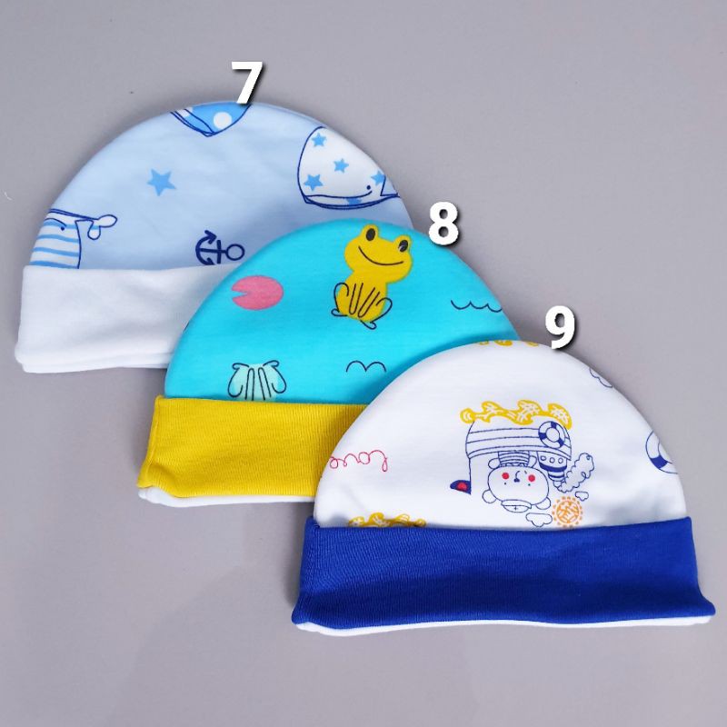 Topi Kupluk Bayi SNI VELVET JUNIOR | Tutup Kepala Baby Newborn KUPLUK VELVET