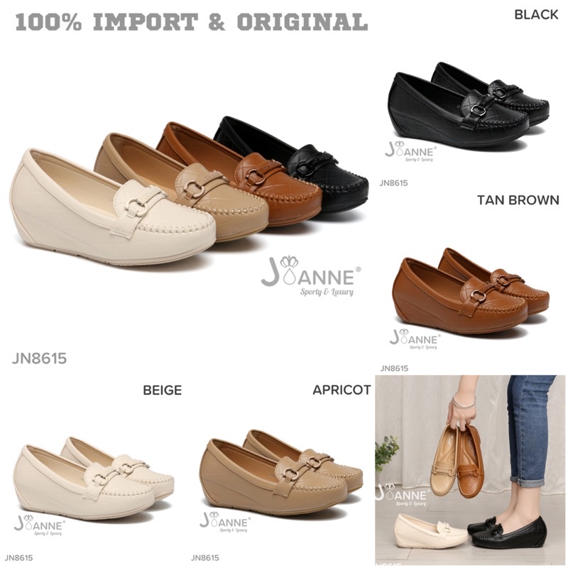 RESTOCK! [ORIGINAL] JOANNE Wedges Shoes Sepatu Wanita #JN8615