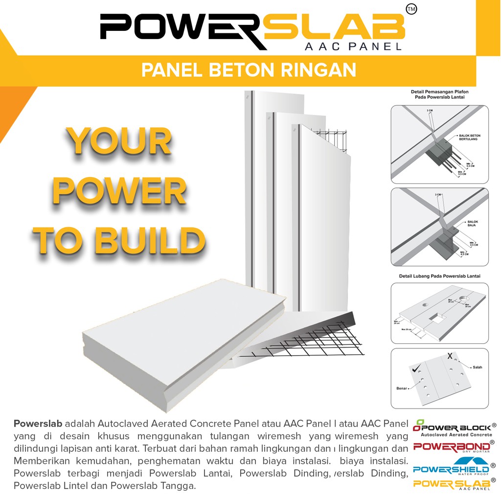 POWERSLAB - PANEL LANTAI