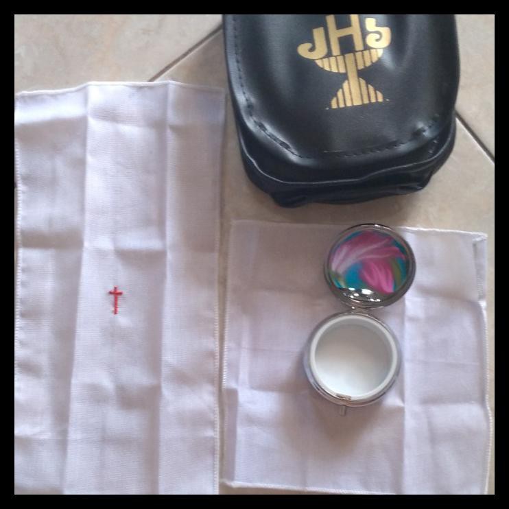 Buku Religi/Buku Spiritual Piksis Katolik Stainles Set