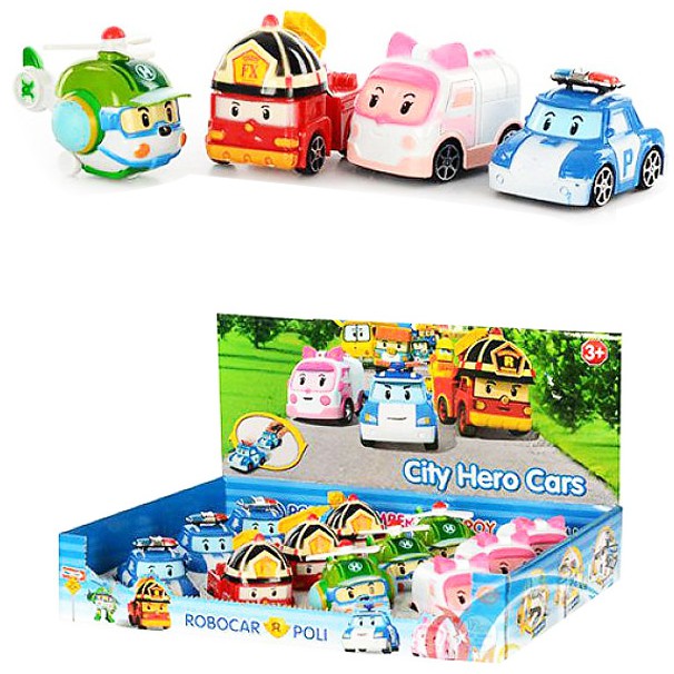 berkualtas Mainan Track Robocar Poli Box Isi 12 (Satuan)