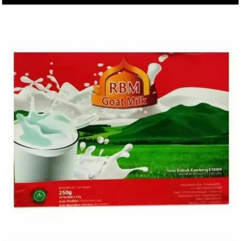 rbm goat milk 250gr