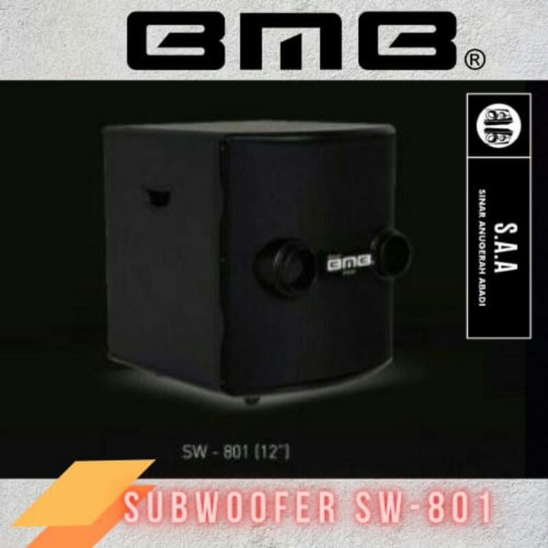 SUBWOOFER AKTIF BMB SW 801 (12"inch)