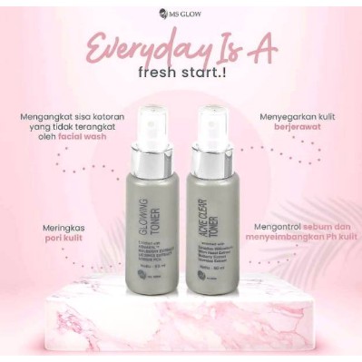 MS GLOW TONER / TONER GLOWING MS GLOW / TONER ACNE MS GLOW [ ORIGINAL 100% ]