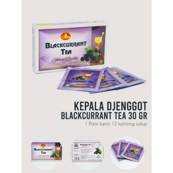 

Teh blackurant kepala jenggot 30 gram isi 12 pcs