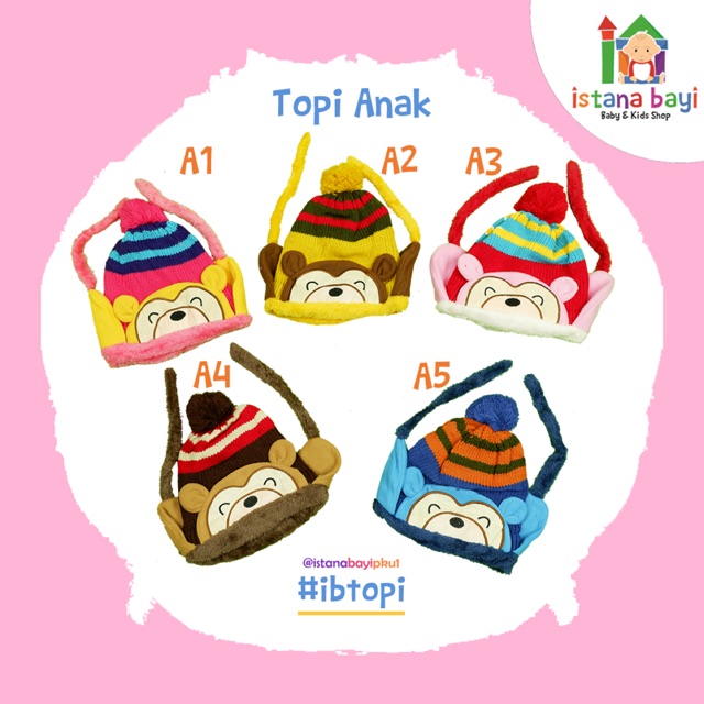 Topi kupluk anak - Kupluk bayi lucu Cute Bear