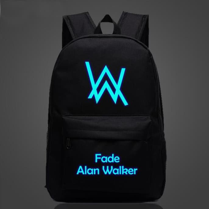 Melina_Galeri Tas Ransel Sekolah Kanvas Luminous Kanvas Model Faded Dj Alan Walker W