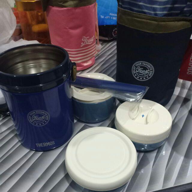 Thermos Vacuum Lunch Tote Insulated  Navy Blue (jbc-801-nvy)