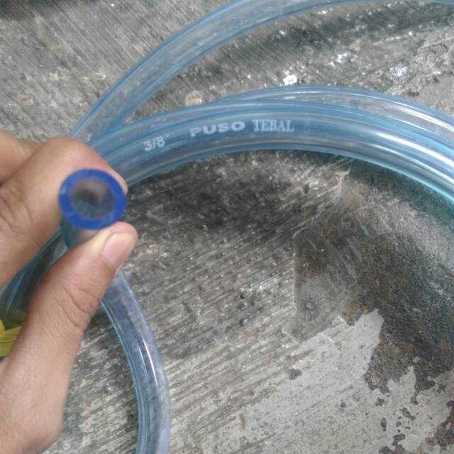Selang bening tebal  3/8,selang air bening tebal 10 mm