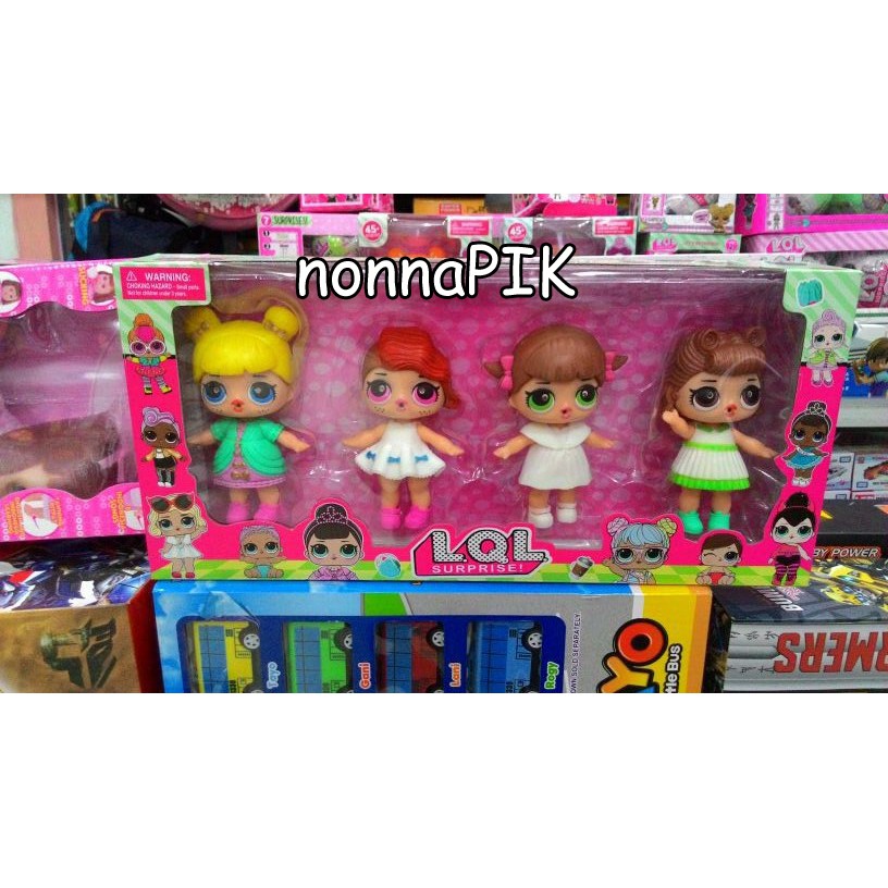 Boneka L0L Suprise Besar 1 set 4 pcs No.17739