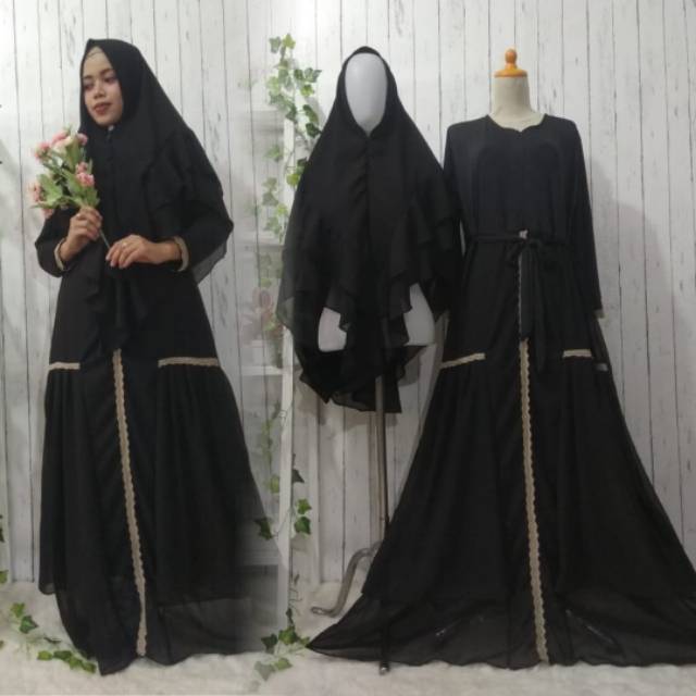 Gamis syari ceruty babydoll