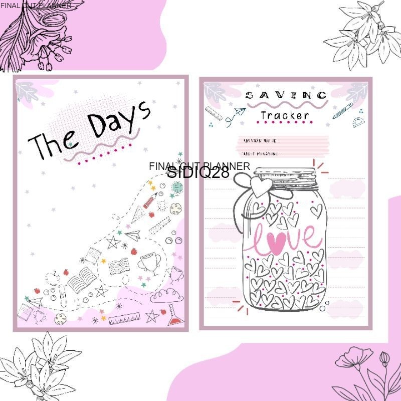

ISI BINDER / THE DAYI 1 UANG PLANNER BUDGET PLANNER MEAL DAILY WEEKLY PLANNER I Loose Leaf