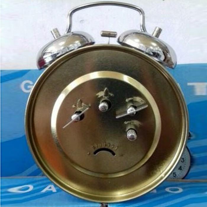 Jam Weker/Beker Otomatis Ayam Tanpa Baterai Suara Kring Nyaring