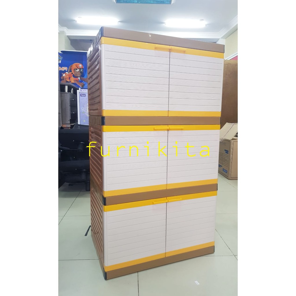 BESAR - LEMARI PLASTIK CLUB BESAR SUSUN 3 KusumaStore