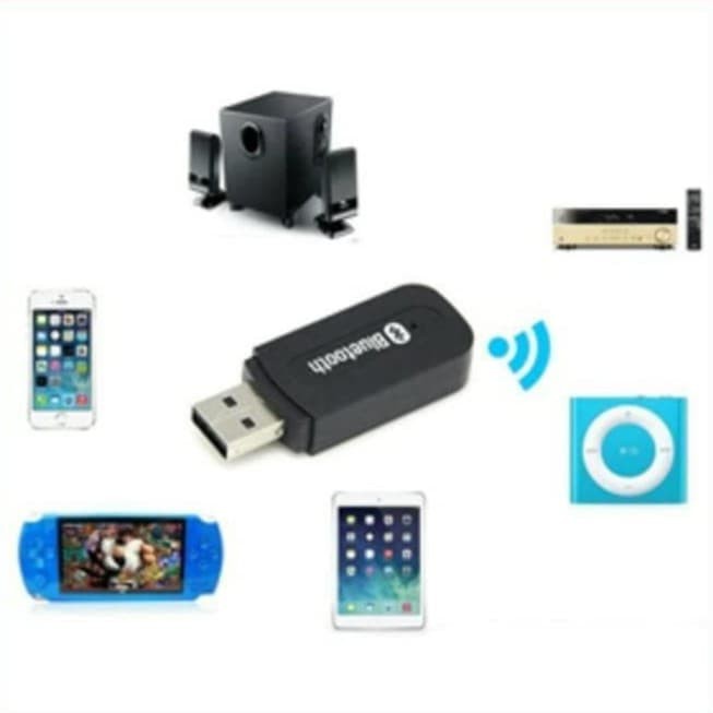 Car Bluetooth / Music Audio Receiver 3.5mm USB BT-360 Grosir CK-02