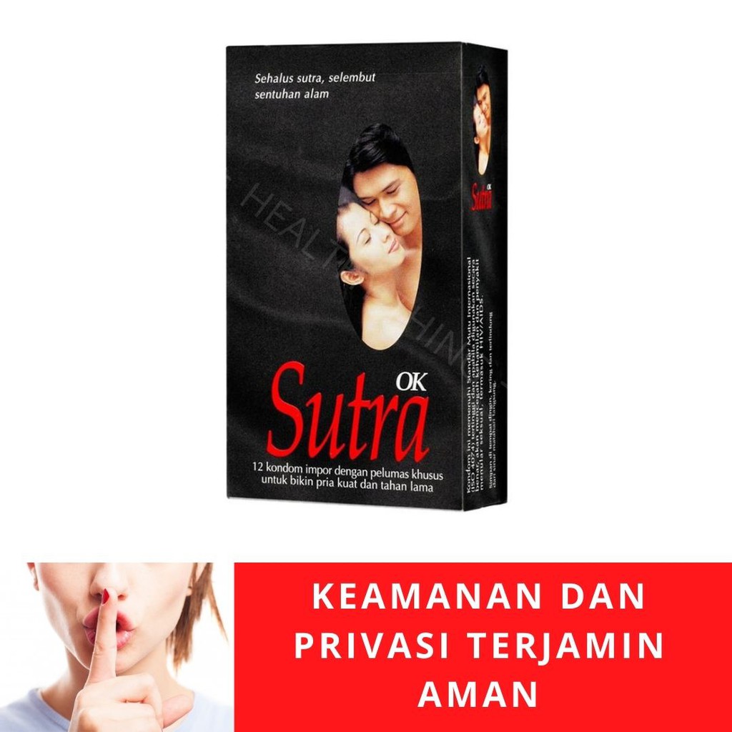 Kondom Sutra OK / Hitam Condom - 12 PCS