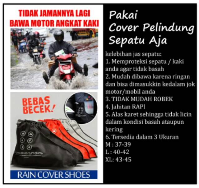 Cover Shoes NEW FUNCOVER PINK,  Jas Hujan Untuk Sepatu