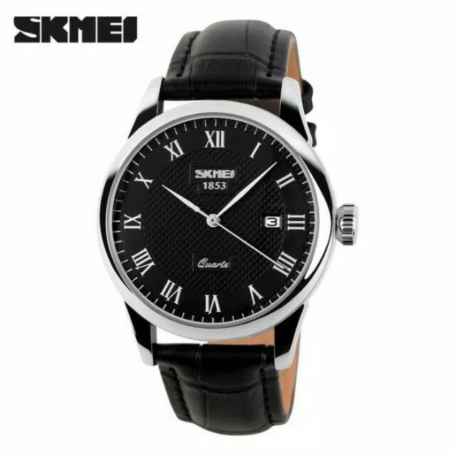 Jam Tangan SKMEI ORIGINAL 100% Jam tangan pria clasic ANTI AIR (HITAM)