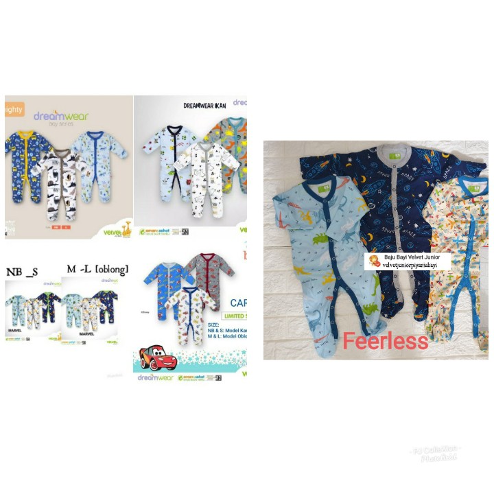 Velvet Dreamwear Jumper Tutup Kaki (BOY)