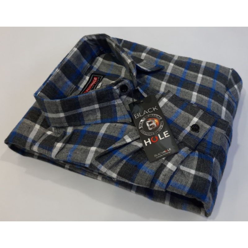 kemeja flanel super jumbo pria 5XL-6XL lengan panjang/kemeja big size import motif kotak