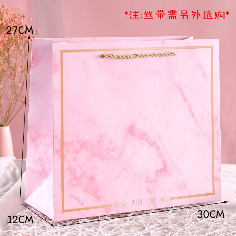 INS PAPER BAG KOREA PINK SHOPPING BAG/TAS HADIAH IMPORT PB-INS 2 PINK