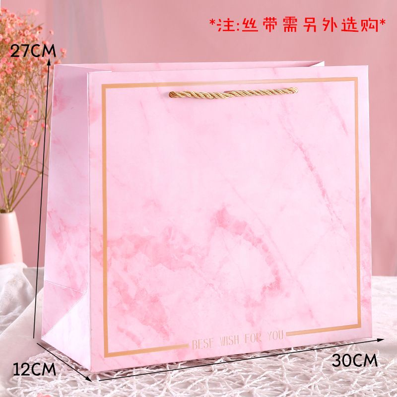 INS PAPER BAG KOREA PINK SHOPPING BAG/TAS HADIAH IMPORT PB-INS 2 PINK