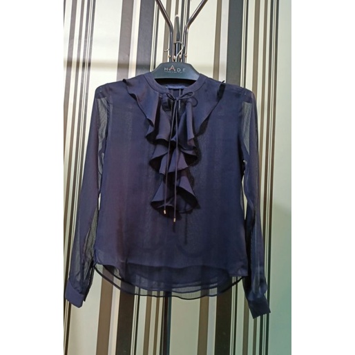 Blouse Wanita Tommy Hilfiger Lengan Panjang Branded Original