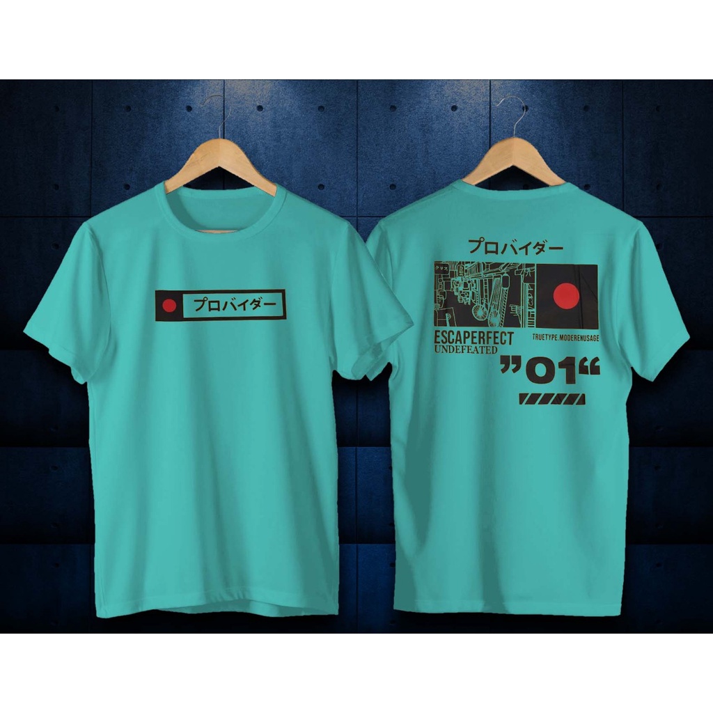 KAOS DISTRO PUROBAIDA JEPANG KAOS HITAM PRIA - KAOS JAPANESE STYLE PRIA - KAOS PRIA DISTRO JEPANG - 