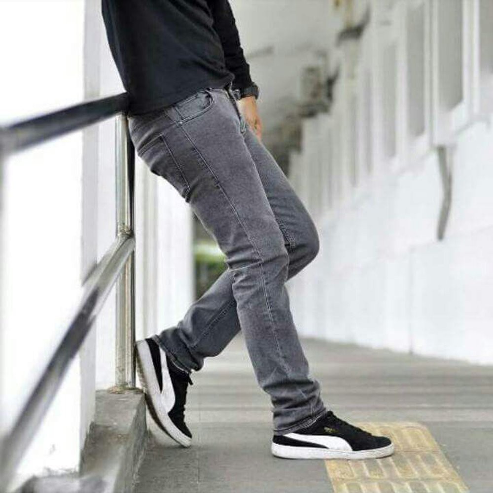 NEW Celana Panjang Jeans Stret skiny Pria Distro Stussy Huf DC Vans Promo Celana Keren