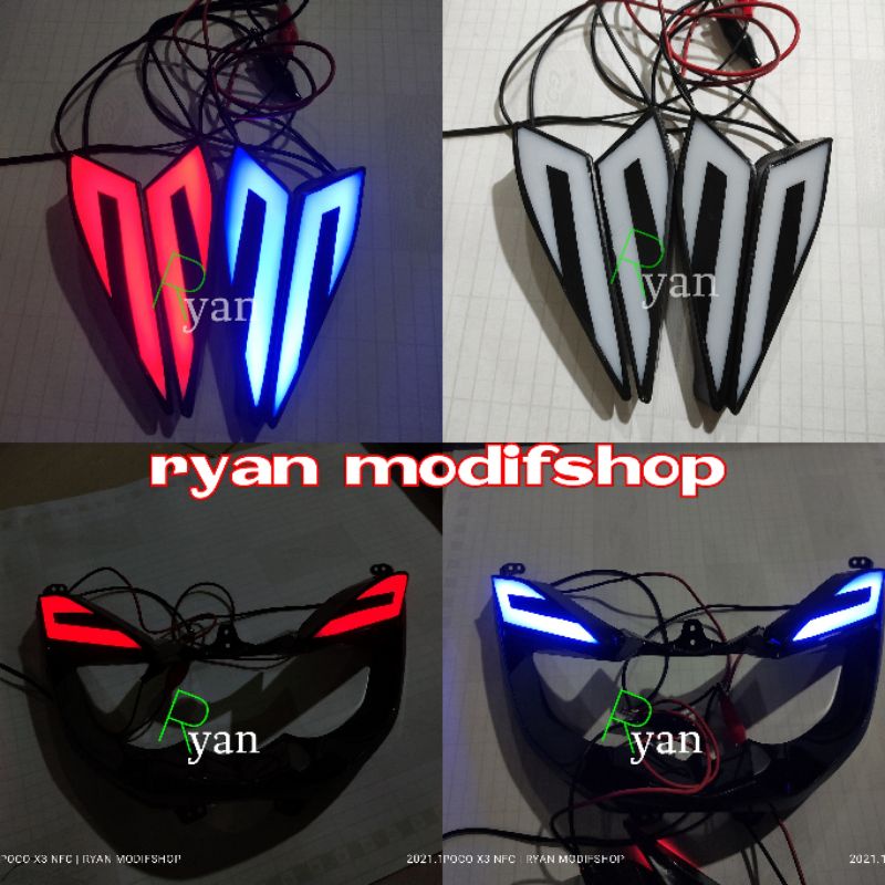 lampu alis senja block nmax old nmax lama nmax 2015-2019 alus audi lazy eyes nmax