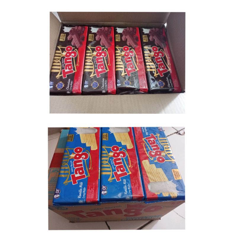 

Wafer Tango 130gr Coklat & Vanila Karton