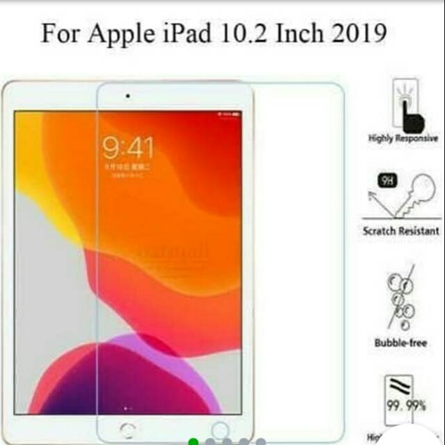 Tempred glass Ipad 7 Gen 10.2inch 2019 Ipad Gen 8 Ipad Gen 9 Premium