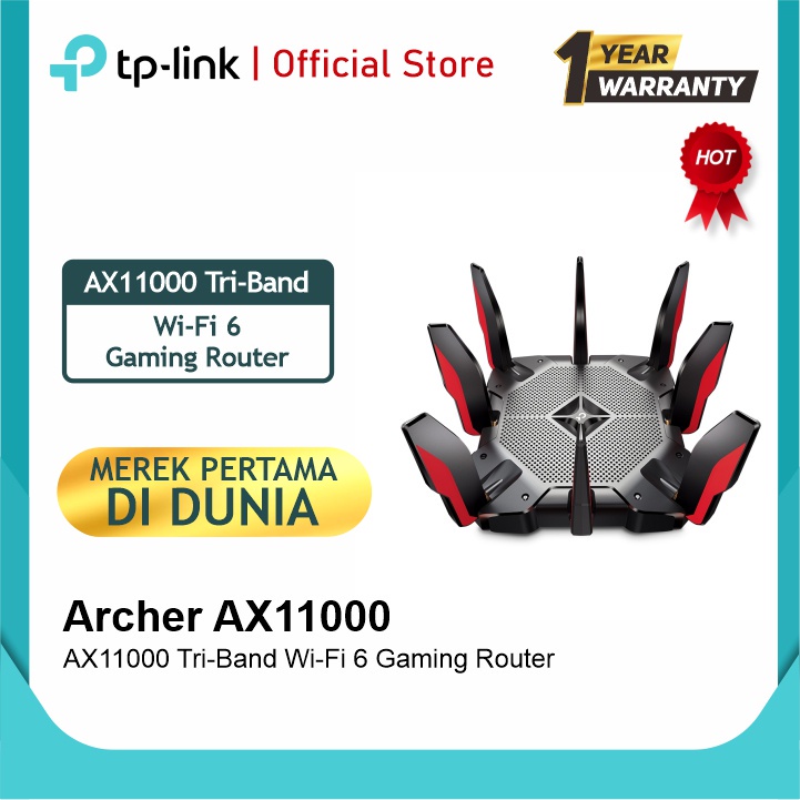 TP-LINK Archer AX11000 Tri-Band OFDMA MU-MIMO Gigabit Wireless Wi-Fi 6 Gaming Router