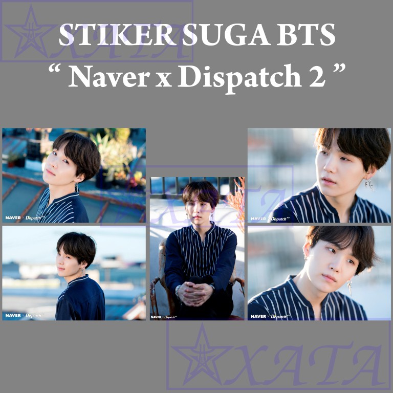  READY STOCK Stiker  BTS  Member Naver X Dispatch 2 Kpop 