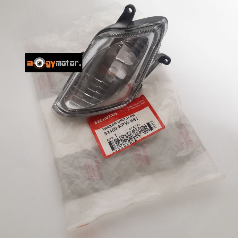 reflektor kaca lampu sein depan honda kirana ori
