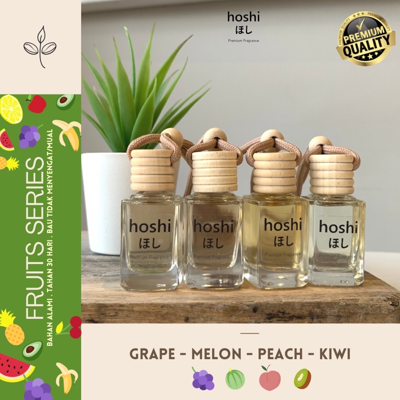 HOSHI NEW - Parfum Car / Ruangan 10ml Aroma BUAH MELON Premium pewangi mobil