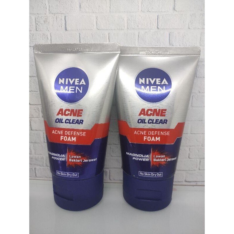 NIVEA MEN Personal Care Acne Oil Clear Acne Defense Foam 50ml / 100 ml