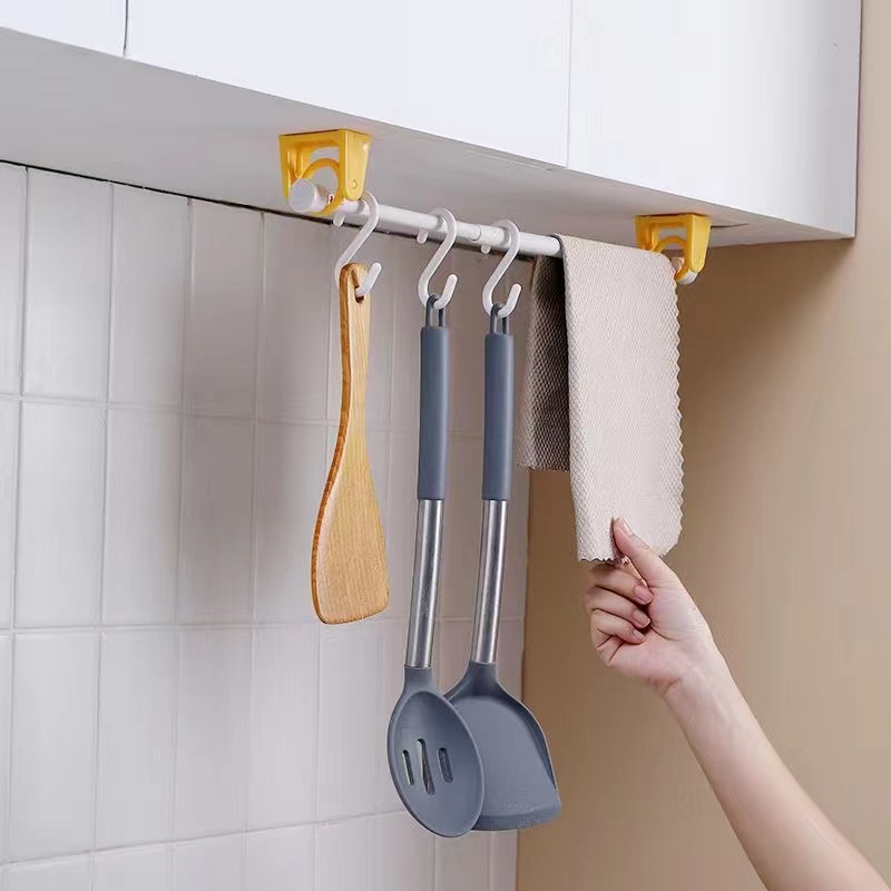 (KIM)Bracket tiang serbaguna, bracket tempel gantungan, bracket 360, bracket jendela, bracket gorden, bracket pintu, bracket tiang fleksibel